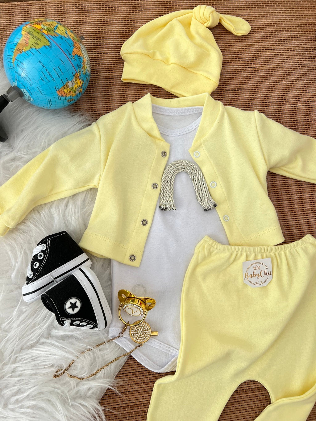 Kit estilosinho em fio egípcio hipoalergênico