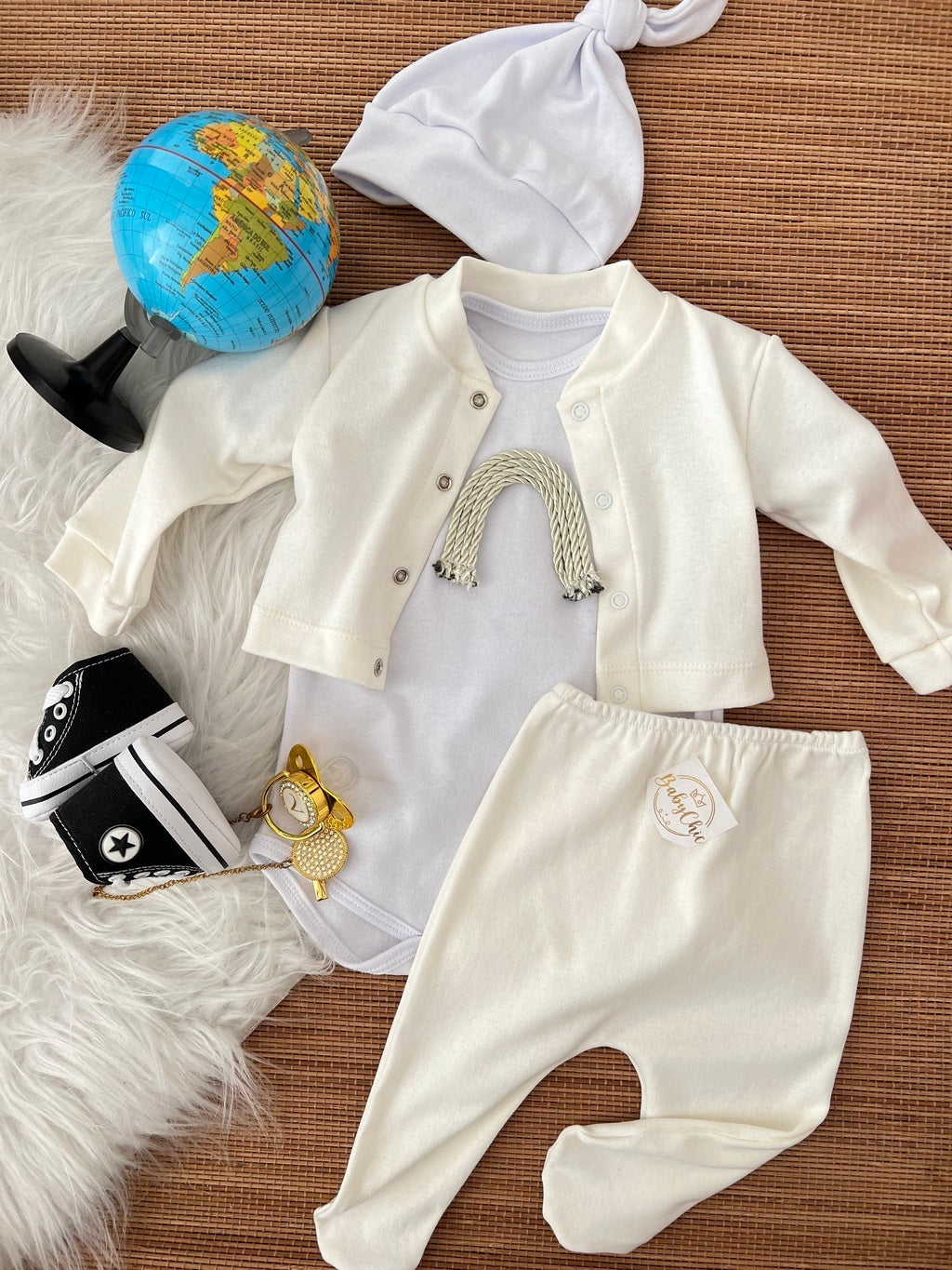 Kit estilosinho em fio egípcio hipoalergênico