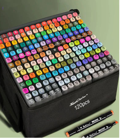 Caneta Marcadora Ponta Dupla Touch (+Bobbie Goods Brinde)