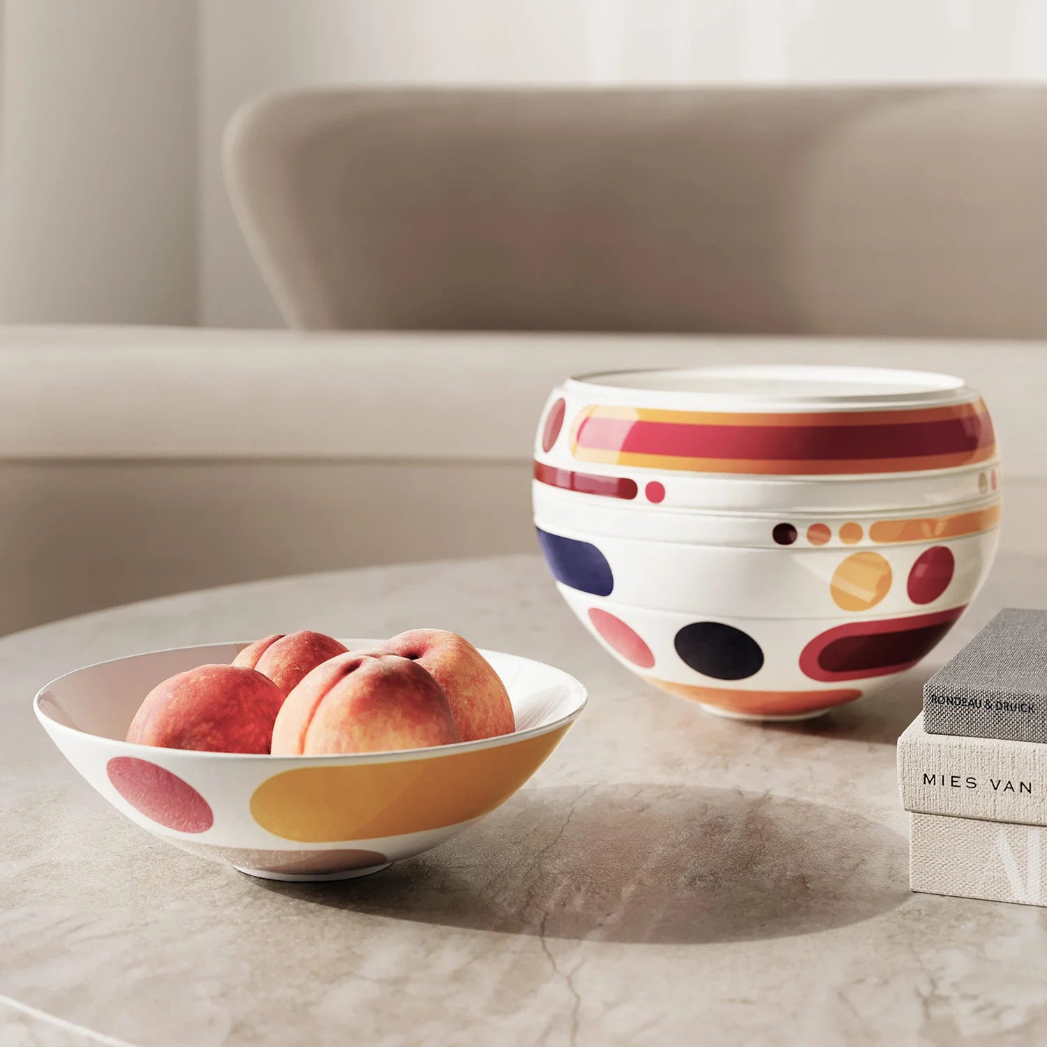 Conjunto de Porcelana Boule 7 peças