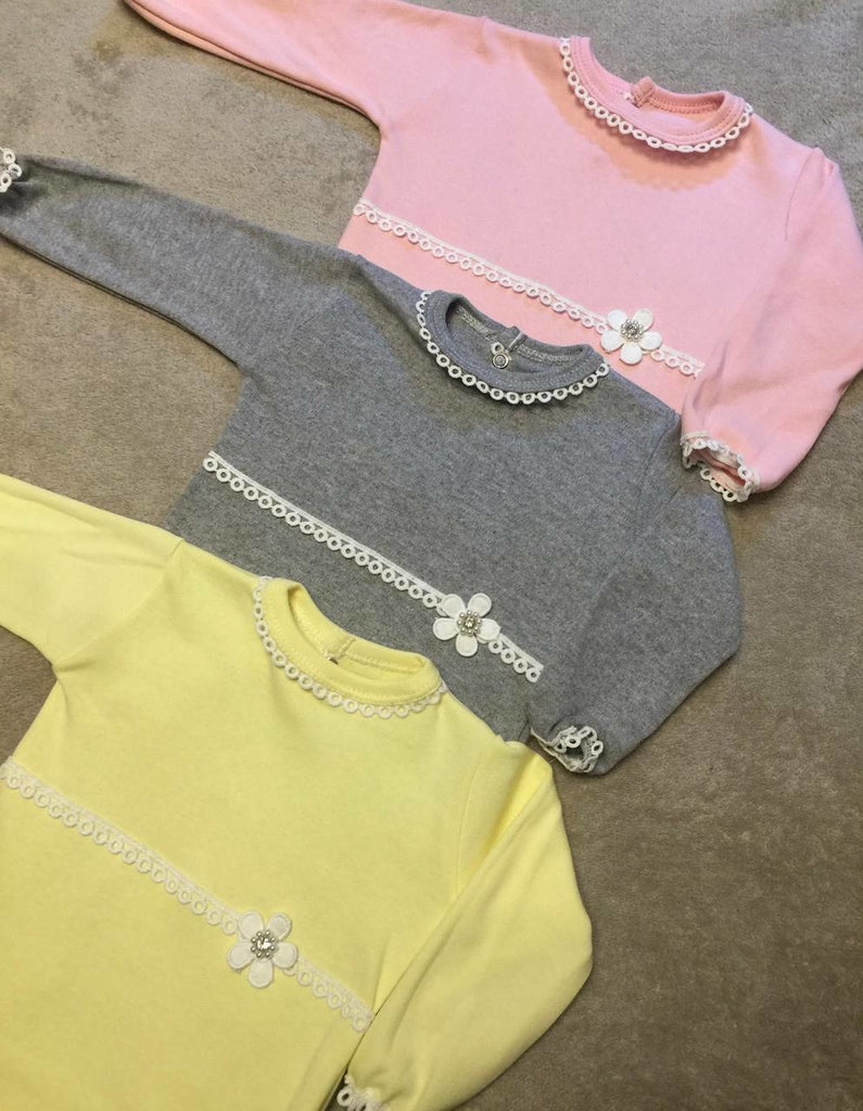 Macacão Luiza em fio egípcio hipoalergênicos